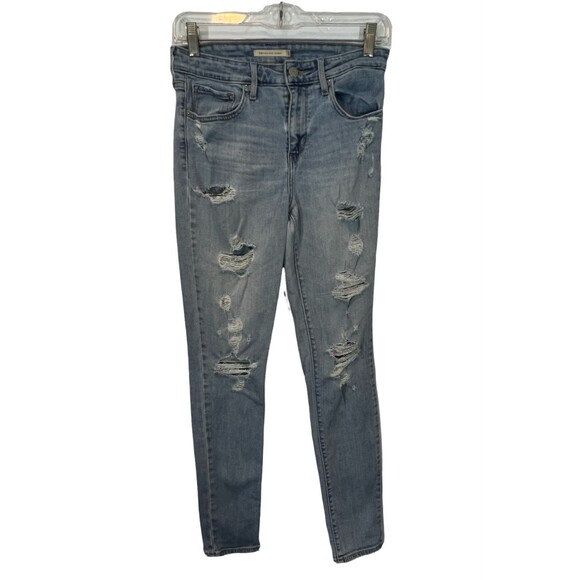 Levi's Denim - Levi's 721 Women's High Rise Skinny Jeans with Stretch - DISTRESSED - Size 28